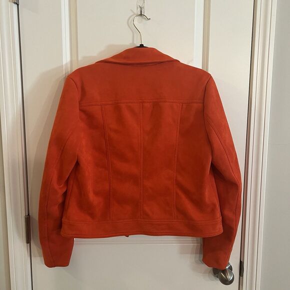 Philosophy Women’s Jacket Medium Faux Suede Cardigan - Picture 2 of 5